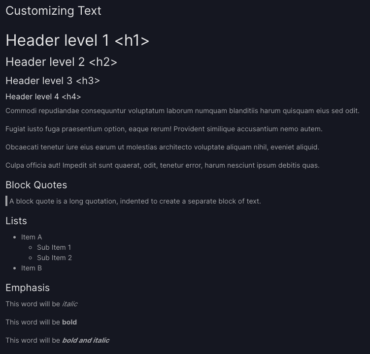 TextMarkdown