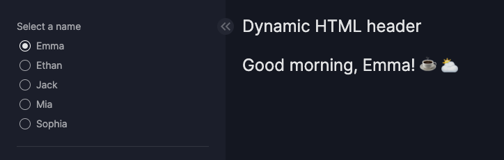 CustomHTML