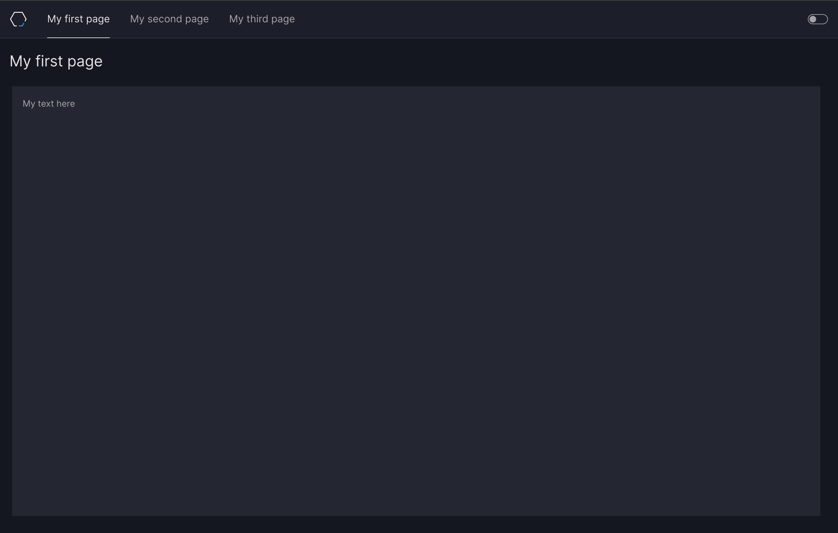 BasicHorizontalNavigation
