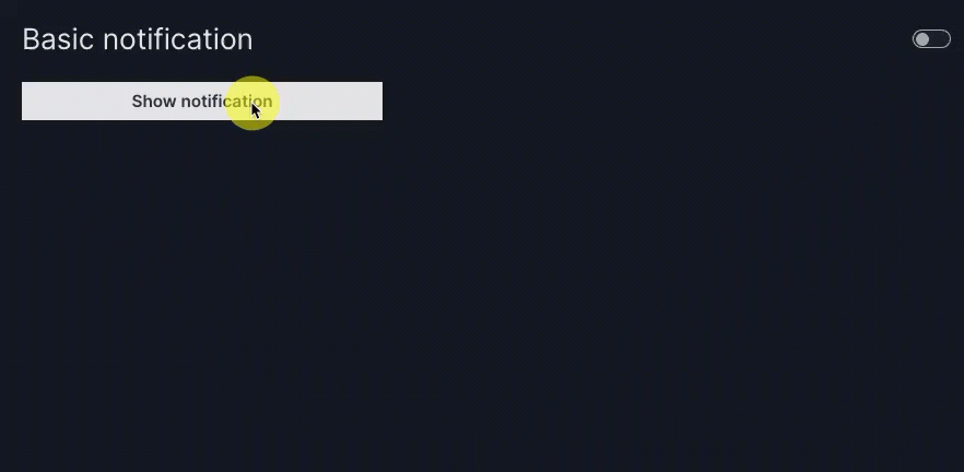 BasicNotification