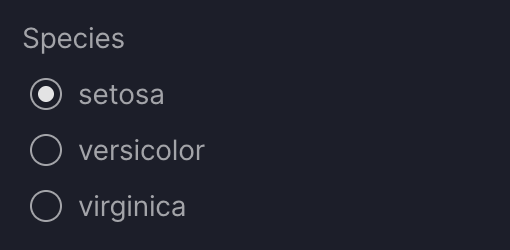 RadioItems