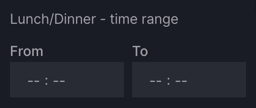 TimePicker (time range)